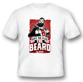 Have no fear the beard is here tee shirt black or white