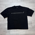SleeperBuild Heavy Oversized Minimalist Tee Black Size Small Men's Gym Workout