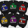 Custom 2026 Grad Family Photo Tee Matching Graduation Picture Shirt Gift