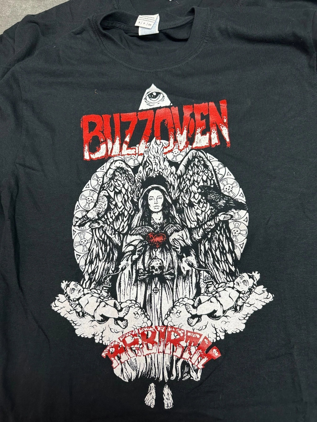 BUZZOVEN Rebirth Band Music Concert Black T Shirt  XXL