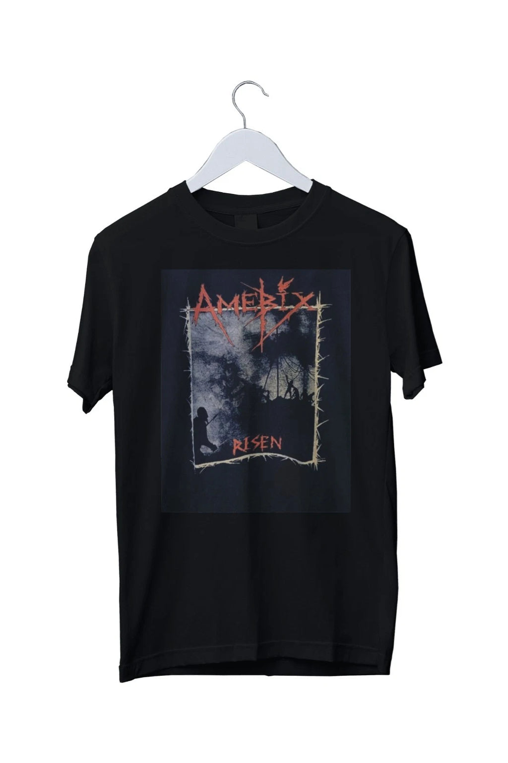 Amebix Band Risen Final Tour Graphic Print T-Shirt Mens S M L XL 2 3 4 XL