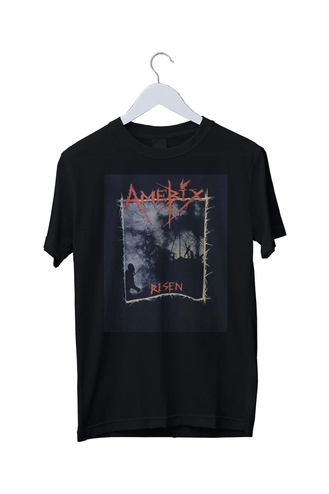 Amebix Band Risen Final Tour Graphic Print T-Shirt Mens S M L XL 2 3 4 XL