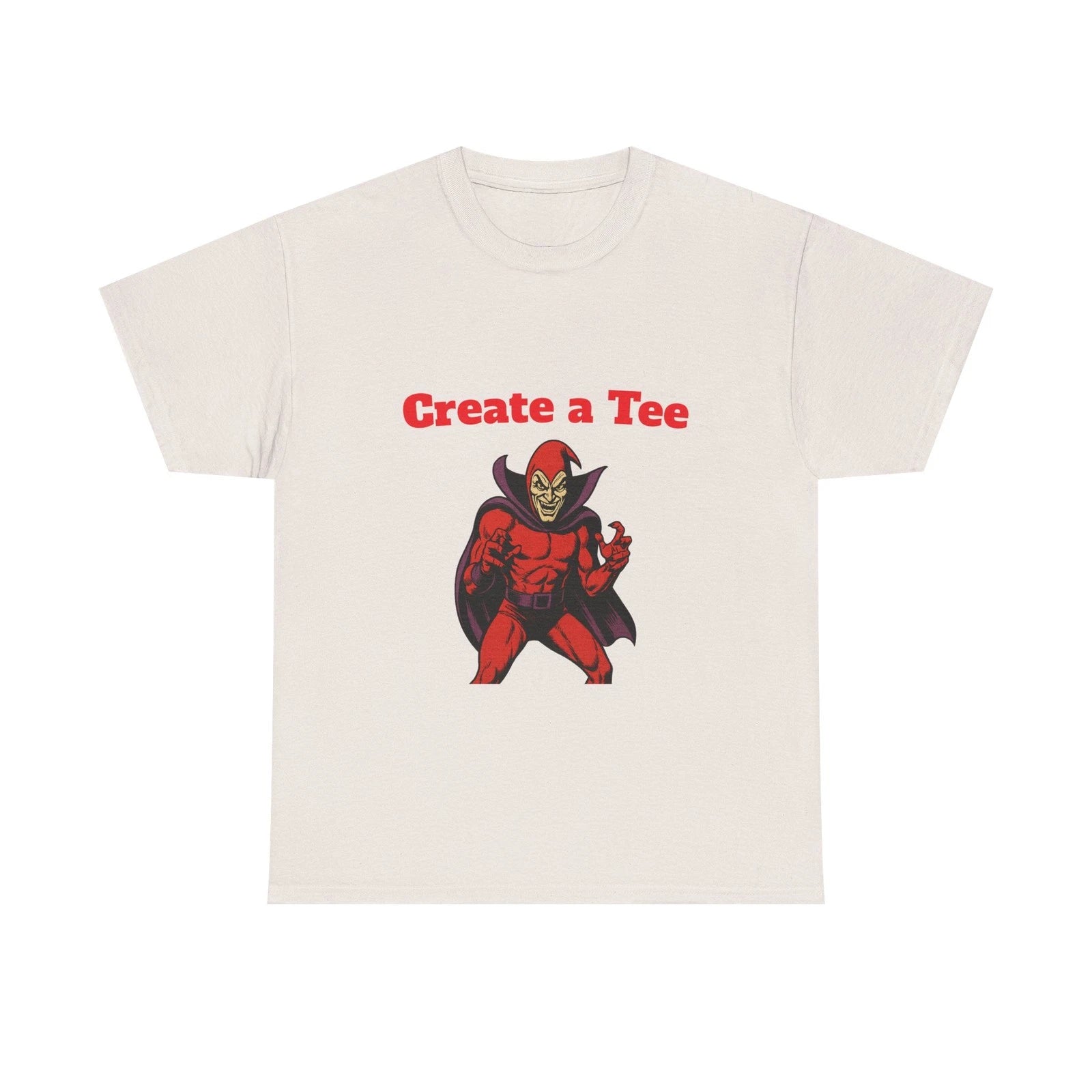 Custom T-Shirt Design, Create Your Own Personalized Tee, S–3X, Multiple Colors