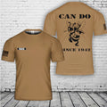 Custom Name US Navy Seabee Can Do Since 1942 3D T-Shirt