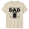 Dad Jokes In A Dad-A-Base T-Shirt Funny Fathers Day Humor