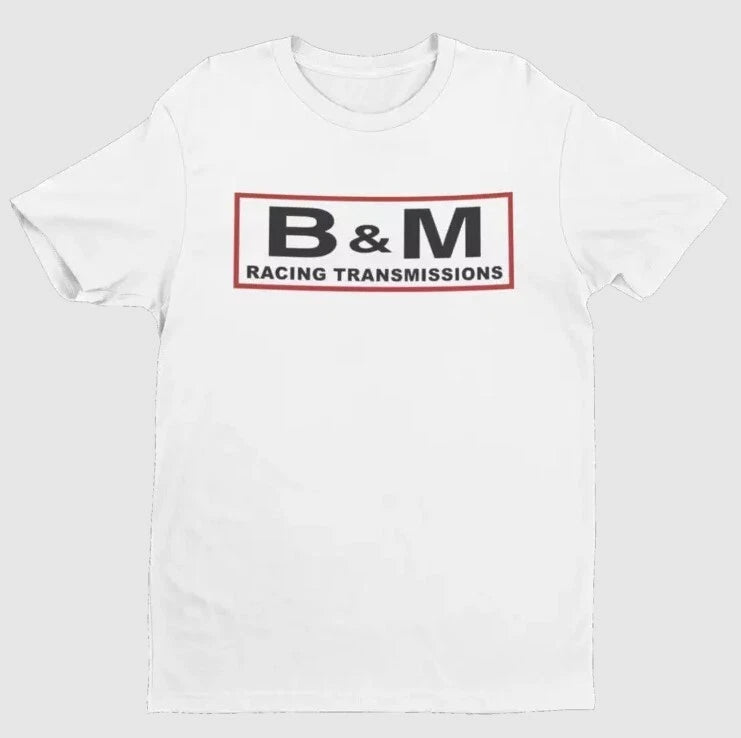 B&M Hydro-Stick Transmisson (654A) T-Shirts, White 100%Cotton.