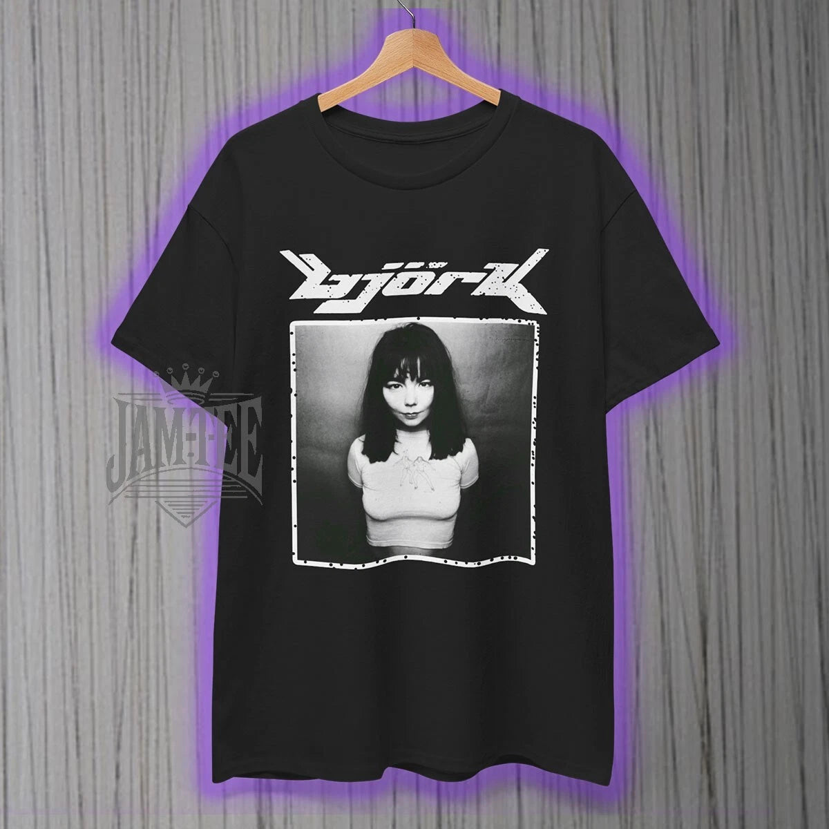 Bjork Shirt, Vintage Unisex Bjork Logo Tee