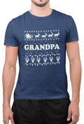 Merry Christmas Sarcastic Cute Grandpa Print Tee Xmas Adults T-Shirt