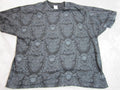 Tennessee River Shirt Mens 3XL Gray All Over Skull Graphic Y2K  Print