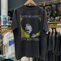 90s Rage Resist RATM X Angela Davis Aged T-Shirt Black M