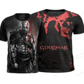God Of War T-Shirt 3D Printed Polyester Tees Unisex Graphic Print Video Game Tee