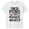 These Puns Are Armed And Mens T-Shirt Dad Jokes Dad Humor Fathers Day Gift