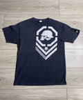 Y2K Vintage Metal Mulisha Motocross Tattoo Skull Black T-Shirt Men's Size M