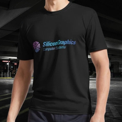 Silicon Graphics (SGI) OG Logo T-Shirt Funny Size American Unisex T- Shirt