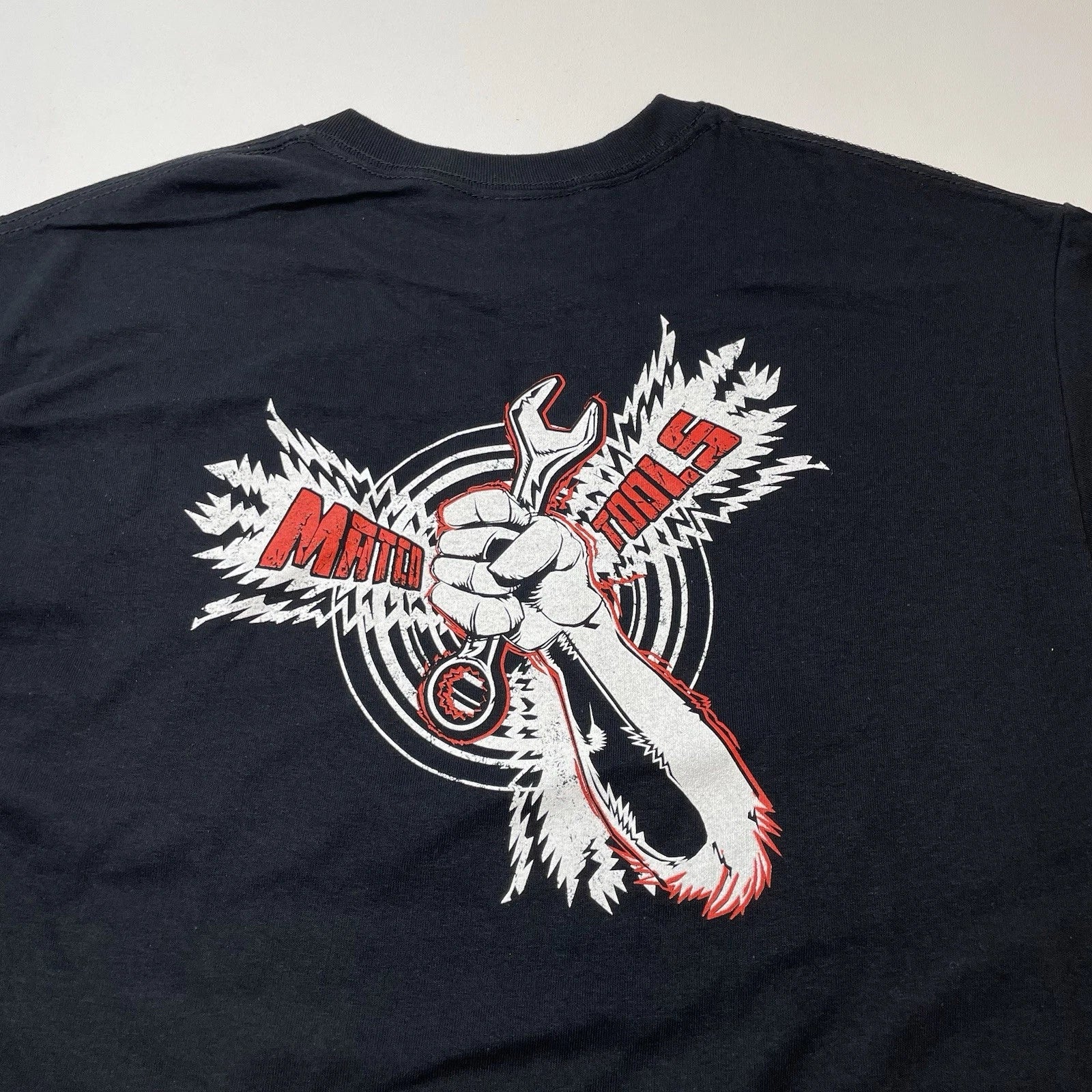 Matco Tools Mens Sz S Black Shirt Hot Rod Wrench Graphic Auto Mechanic Grunge