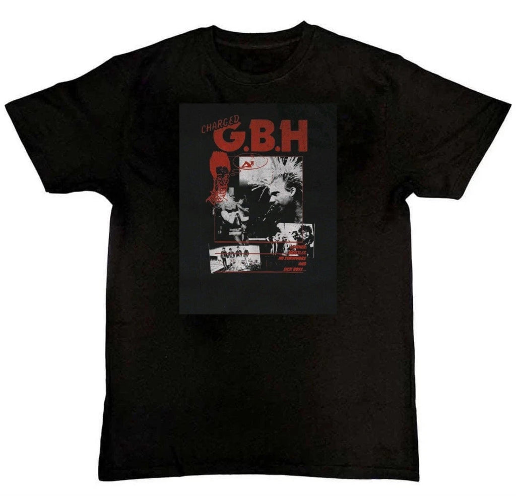 GBH Band Music Concert Graphic Print Unisex Mens T-Shirt S M L XL 2 3 4 XL