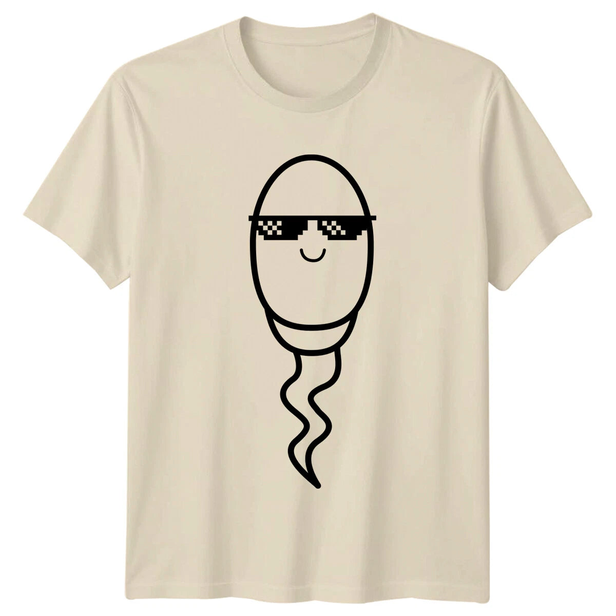 Sperm With Sunglasses Funny Dad Joke Fathers Day Graphic T-Shirt