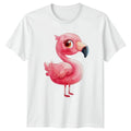 Kawaii Flamingo T-Shirt Womens Tropical Bird Summer Gift For Her