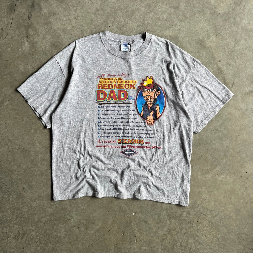 Y2K Greatest Red Neck Dad Gag Tee