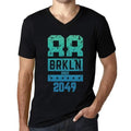 Men's Graphic T-Shirt V Neck Brkln Since 2049 Eco-Friendly Limited Edition