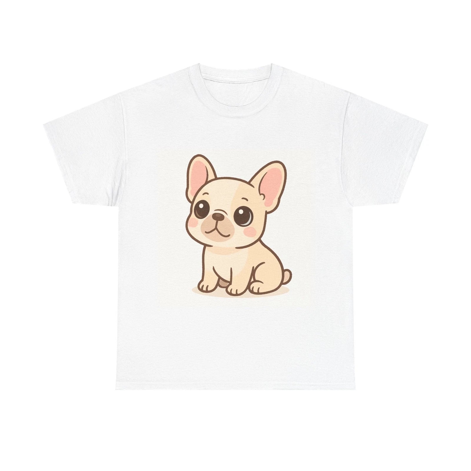 Cute French Bulldog Kawaii Shirt, Frenchie Lover Gift, Adorable Puppy Art Tee...