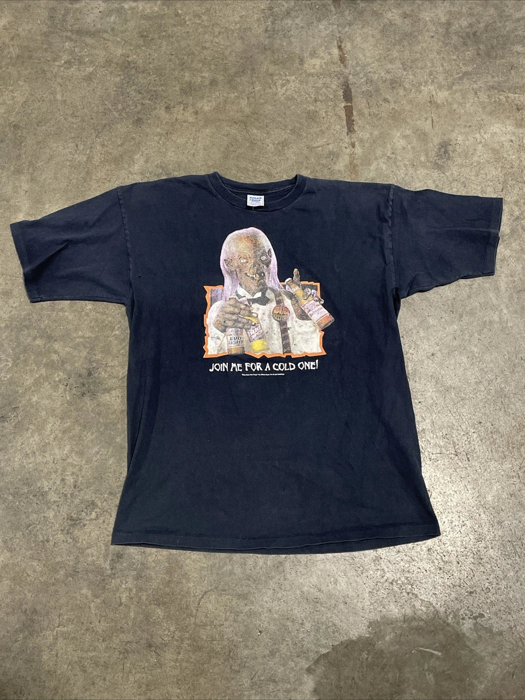 Vintage Tales From The Crypt Bud Light Horror T Shirt XL Made In USA