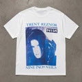 Vintage 90s Nine Inch Nail Trent Reznor Shirt Double Sided NIN Rock Tee