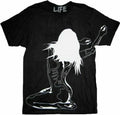 Jersey Shore Pauly D Woman Back Black Adult T-shirt Tee