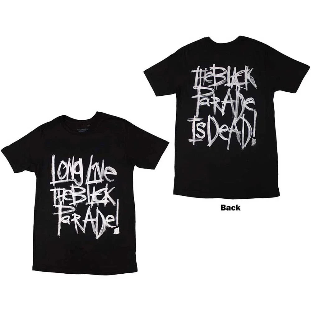 My Chemical Romance T-Shirt: Long Live The Black Parade (Back Print) OFFICIAL NE