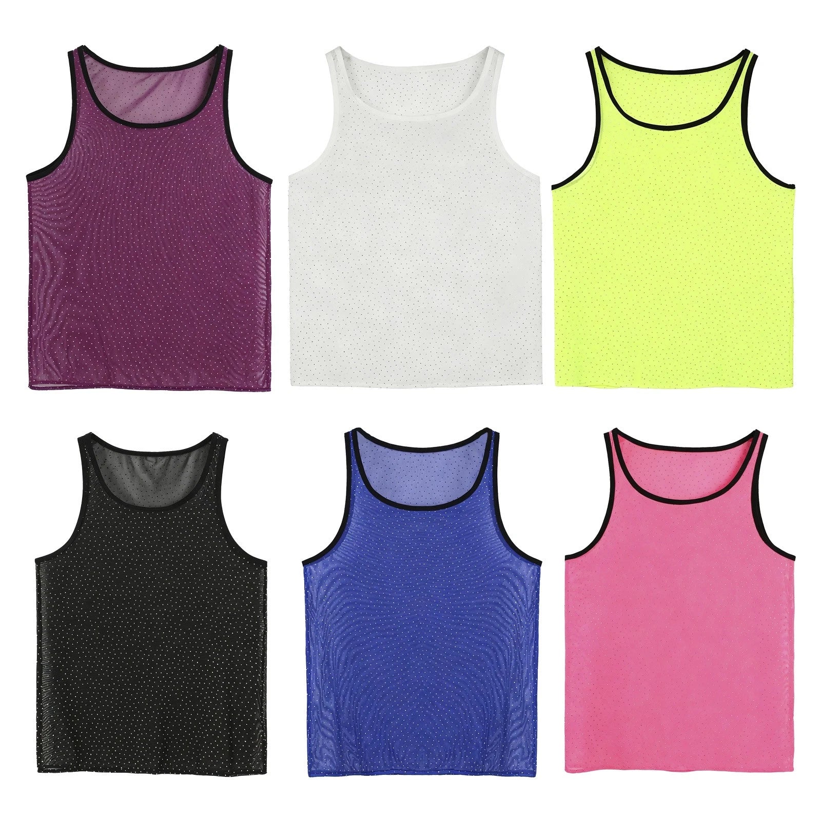 Mens Clubwear Stage T-shirt Fashion Tank Top Sleeveless Slim Top Music Festival