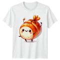Adorable Kawaii Smiling Sushi Roll T-Shirt Sushi Food Birthday Gift