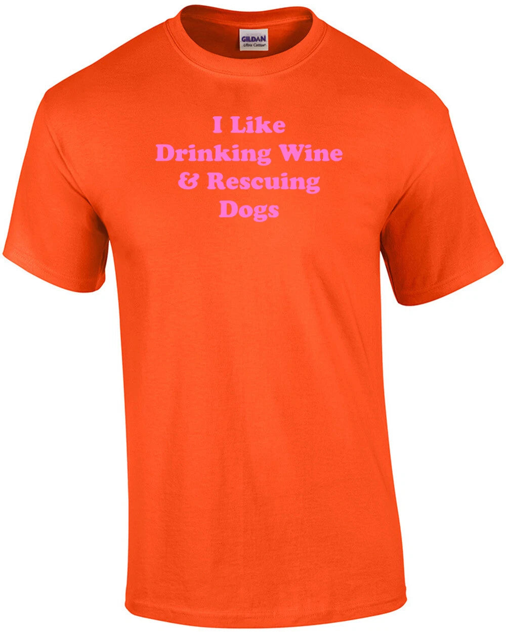 I Like Drinking Wine & Rescuing Dogs 2 Shirt