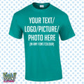 Custom Personalised Men's Printed T-SHIRT Name Funny Work Stag -Your text/logo 7