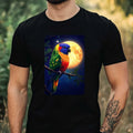 Mens Rainbow Lori Full Moon Print Cotton T-Shirt Size XS to 5XL