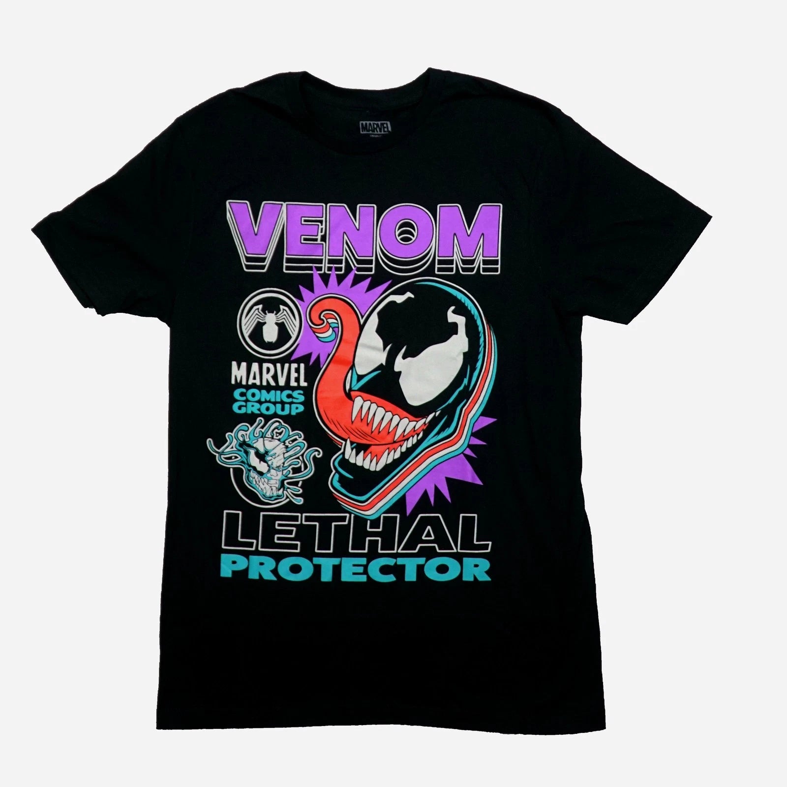 Venom New Adult T-Shirt - Pop Art Lethal Protector Design
