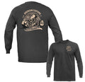 American Customs Bikers Vintage Classic Custom Motorcycle Long Sleeve T-Shirt