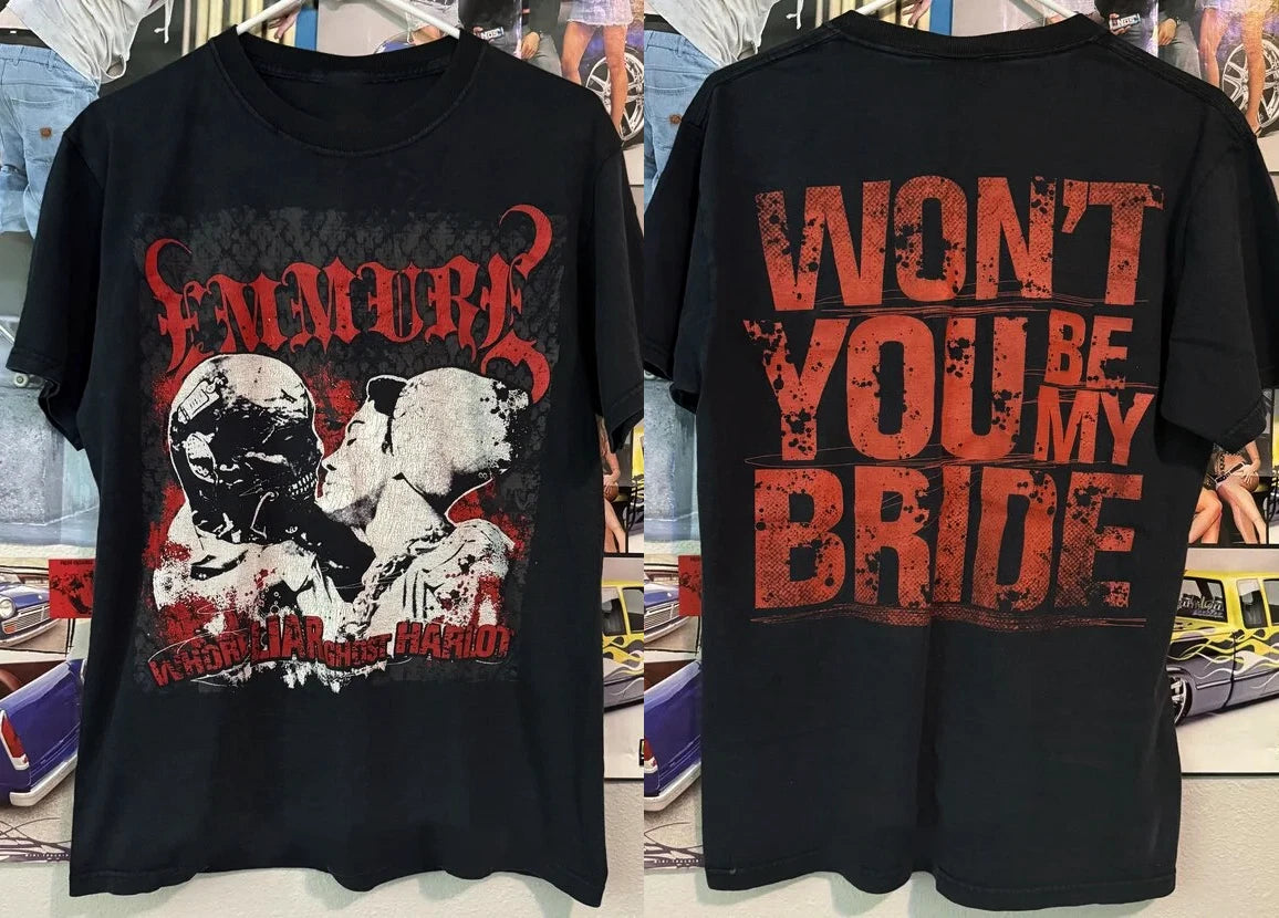 VTG Emmure Band Bride Rock Band Tour T-shirt S to 5XL 2F2155
