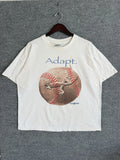 Vintage Lifes A Sport "Adapt" Baseball Lizard T Shirt 90s Sz XL Sports Animals