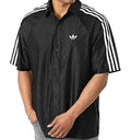 NEW MENS ADIDAS ORIGINALS TREFOIL FLAME BUTTON JACQUARD SHIRT ~SIZE 2XL  #KA9356