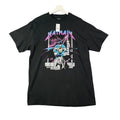Batman Mens Heavy Metal Grunge Graphic Shirt L Tee Black DC Comics Retro Top