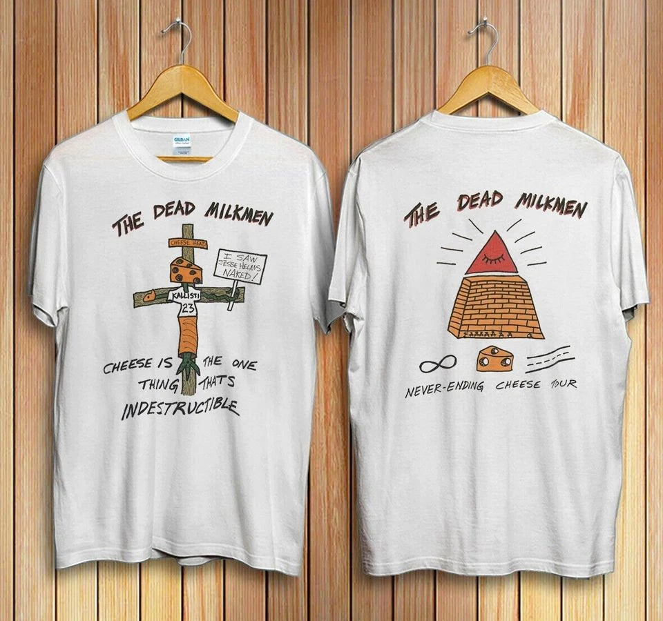80s The Dead Milkmen The Never Ending Cheese Tour T-Shirt