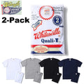 WHITESVILLE T-SHIRT WV73544 2-PACK White Black Gray Navy Toyo 100% Cotton M L XL