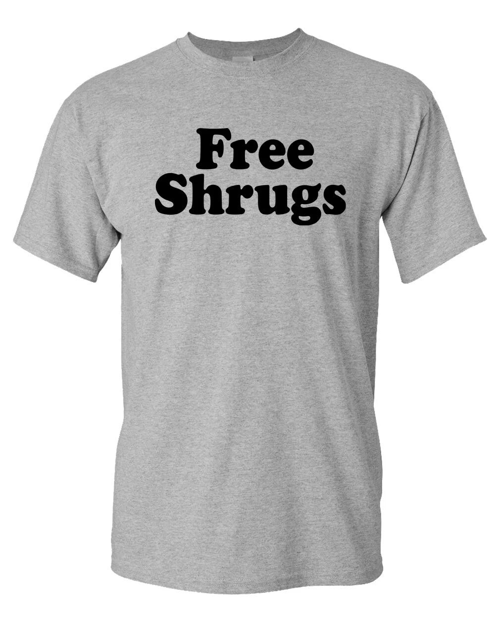 Free Shrugs T-shirt Funny Introvert Hugs Sarcastic Novelty T-shirt