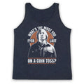 NO COUNTRY UNOFFICIAL ANTON CHIGURH LOST ON A COIN TOSS ADULTS VEST TANK TOP