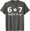 Funny 13th Birthday Official Teenager 13 Year Old Boys Kids T-Shirt