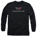 Chevrolet Corvette Modern Emblem Men’s Long Sleeve T-Shirt S-3XL Licensed Tee