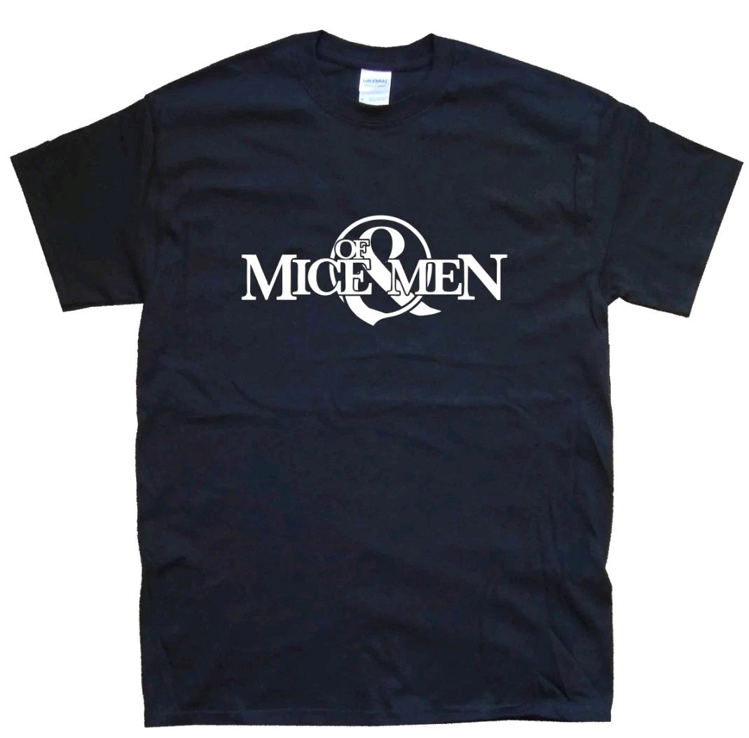 OF MICE AND MEN T-SHIRT sizes S M L XL XXL 3 4 XL colours Black, White