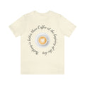 Cool shirt with cup of coffee