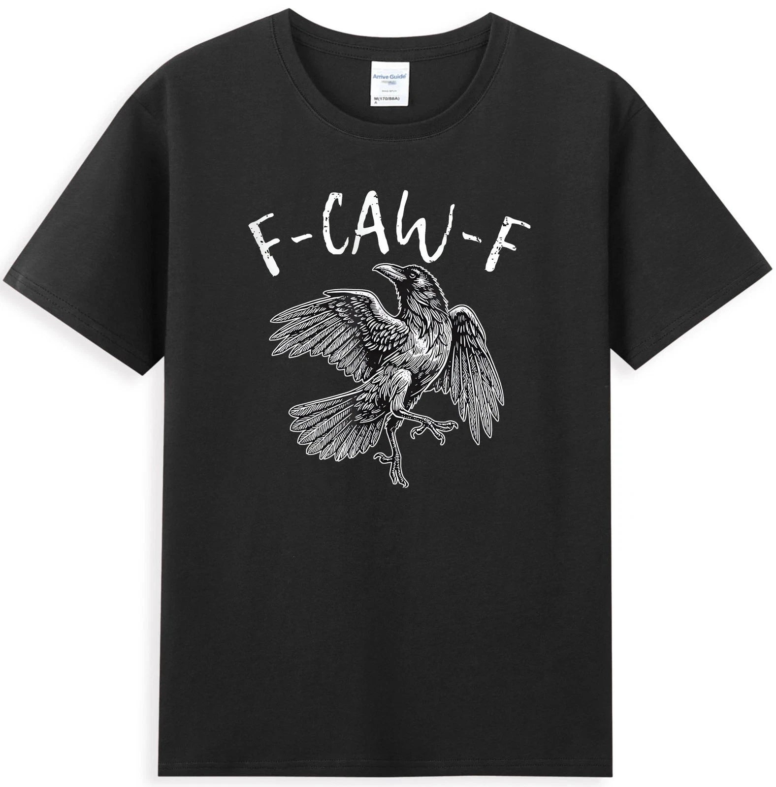 Black Crow FCAWF F-Caw-F Funny Gothic Dance Meme Graphic T-Shirt Unisex S-5XL