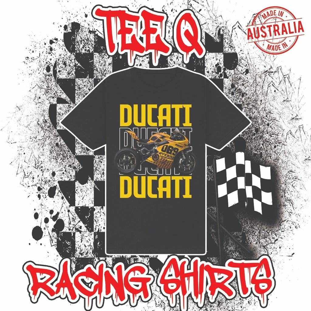 Ducati Black Tee ~ Premium Gildan Cotton